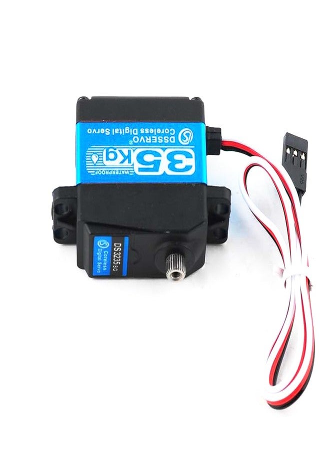 Stemedu High Torque 35KG RC Steering Servo DS3235SG 7.4V Waterproof Coreless Motor Digital Servo Stainless Steel Metal Gear Servo for 1/8 1/10 1/12 RC Car/Boat (Pack of 2, 270 Degree) - Image 2
